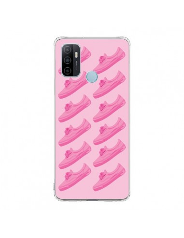 Coque Oppo A53 / A53s Pink Rose Vans Chaussures - Mikadololo