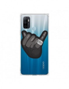 Coque Oppo A53 / A53s OVO Ring bague Transparente -...