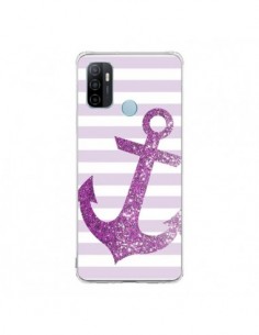 Coque Oppo A53 / A53s Ancre Rose Navire - Monica Martinez