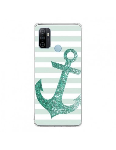 Coque Oppo A53 / A53s Ancre Vert Navire - Monica Martinez