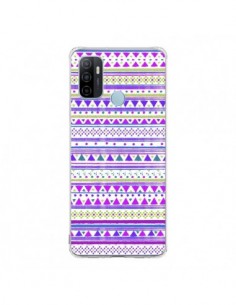 Coque Oppo A53 / A53s Bandana Violet Azteque - Monica...