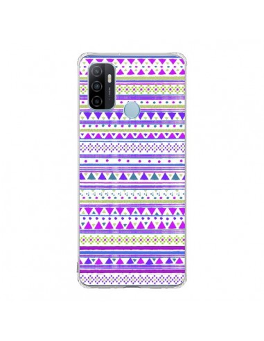 Coque Oppo A53 / A53s Bandana Violet Azteque - Monica Martinez