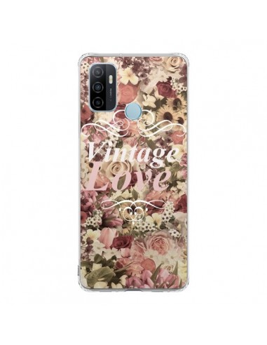 Coque Oppo A53 / A53s Vintage Love Flower - Monica Martinez