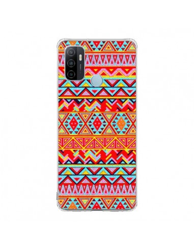 Coque Oppo A53 / A53s India Style Pattern Bois Azteque - Maximilian San