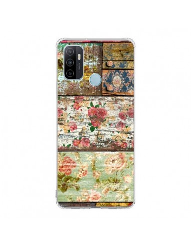 Coque Oppo A53 / A53s Lady Rococo Bois Fleur - Maximilian San