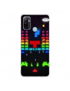 Coque Oppo A53 / A53s Invatris Space Invaders Tetris Jeu...
