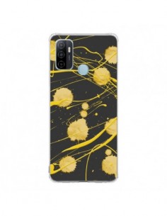 Coque Oppo A53 / A53s Gold Splash Peinture Art -...