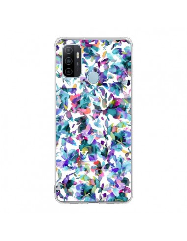 Coque Oppo A53 / A53s Aquatic Flowers Blue - Ninola Design