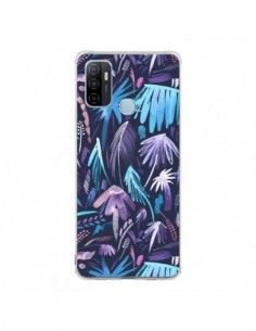 Coque Oppo A53 / A53s Brushstrokes Tropical Palms Navy -...