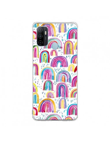 Coque Oppo A53 / A53s Cute Watercolor Rainbows - Ninola Design