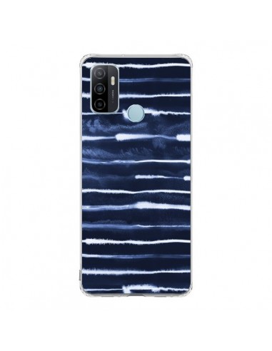 Coque Oppo A53 / A53s Electric Lines Navy - Ninola Design