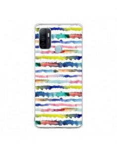 Coque Oppo A53 / A53s Gingham Vichy Yellow - Ninola Design