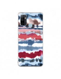 Coque Oppo A53 / A53s Smoky Marble Watercolor Dark -...