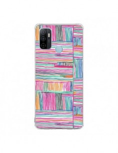 Coque Oppo A53 / A53s Watercolor Linear Meditation Pink -...