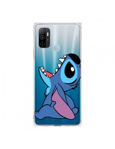 Coque Oppo A53 / A53s Stitch de Lilo et Stitch Transparente