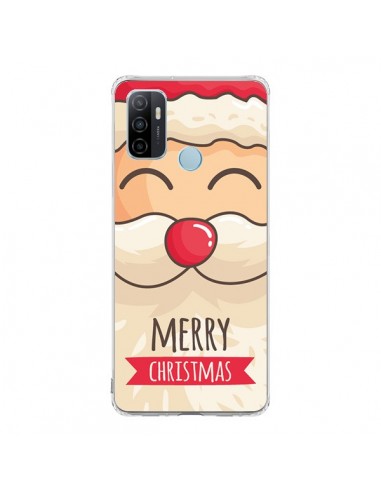 Coque Oppo A53 / A53s Moustache du Père Noël Merry Christmas - Nico