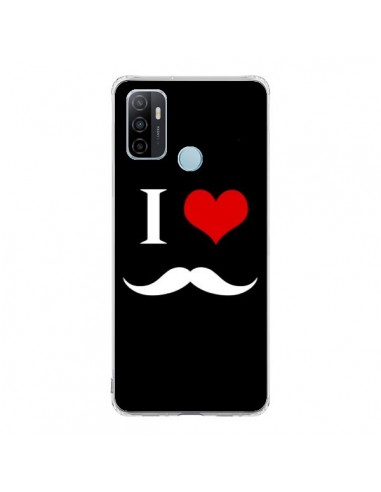 Coque Oppo A53 / A53s I Love Moustache - Nico