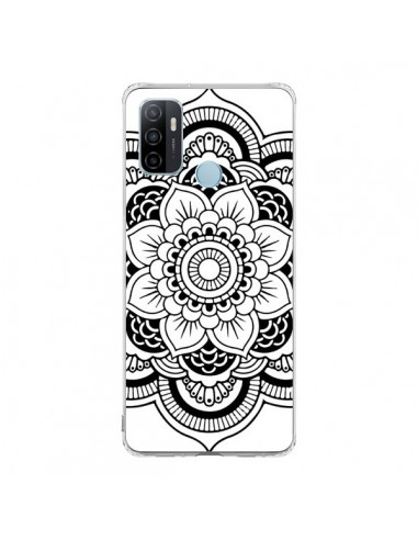 Coque Oppo A53 / A53s Mandala Noir Azteque - Nico