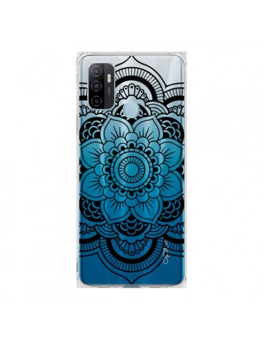 Coque Oppo A53 / A53s Mandala Noir Azteque Transparente - Nico