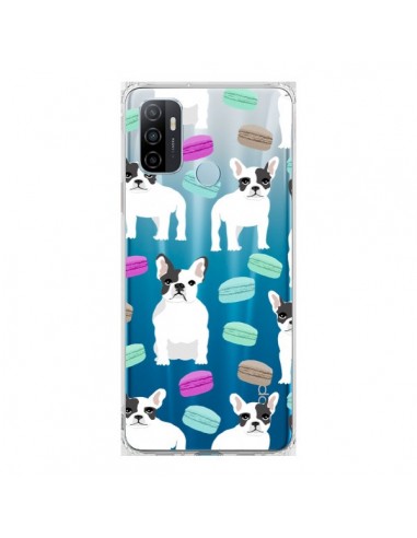 Coque Oppo A53 / A53s Chiens Bulldog Français Macarons Transparente - Pet Friendly