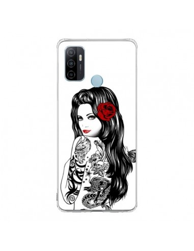 Coque Oppo A53 / A53s Tattoo Girl Lolita - Rachel Caldwell