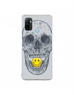 Coque Oppo A53 / A53s Smiley Face Tête de Mort - Rachel...