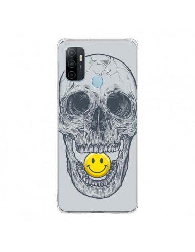 Coque Oppo A53 / A53s Smiley Face Tête de Mort - Rachel Caldwell