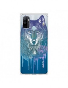 Coque Oppo A53 / A53s Loup Wolf Animal Transparente -...