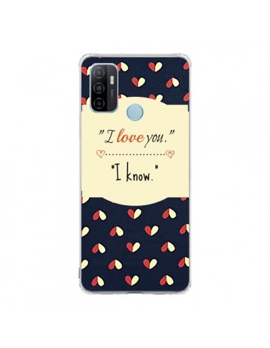 Coque Oppo A53 / A53s I love you - R Delean