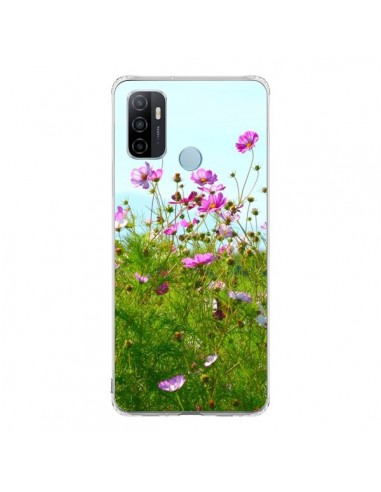 Coque Oppo A53 / A53s Fleurs Roses Champ - R Delean