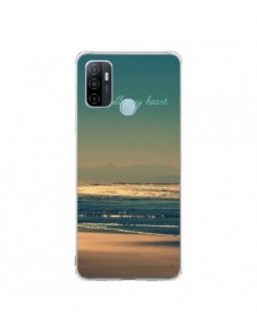 Coque Oppo A53 / A53s Be still my heart Mer Sable Beach...