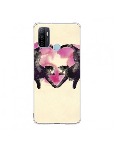 Coque Oppo A53 / A53s Cats love to sleep - Robert Farkas