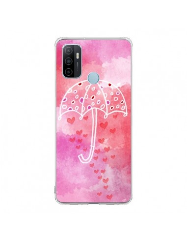 Coque Oppo A53 / A53s Parapluie Coeur Love Amour - Sylvia Cook