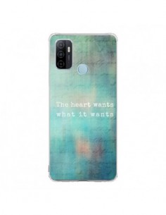 Coque Oppo A53 / A53s The heart wants what it wants Coeur...