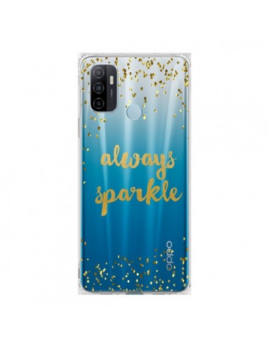 Coque Oppo A53 / A53s Always Sparkle, Brille Toujours Transparente - Sylvia Cook