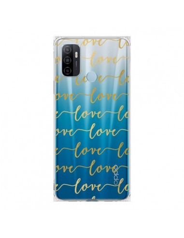 Coque Oppo A53 / A53s Love Amour Repeating Transparente - Sylvia Cook