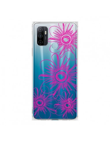 Coque Oppo A53 / A53s Spring Flower Fleurs Roses Transparente - Sylvia Cook