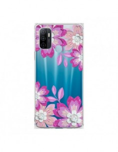 Coque Oppo A53 / A53s Winter Flower Rose, Fleurs d'Hiver...