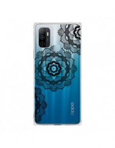 Coque Oppo A53 / A53s Triple Mandala Noir Black...