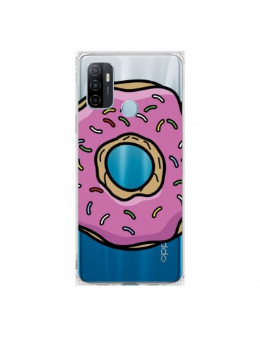 Coque Oppo A53 / A53s Donuts Rose Transparente - Yohan B.