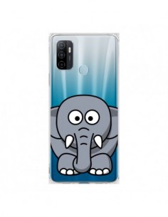 Coque Oppo A53 / A53s Elephant Animal Transparente -...