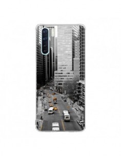 Coque Oppo Reno3 / A91 New York Noir et Blanc - Anaëlle...