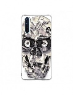 Coque Oppo Reno3 / A91 Tape Skull K7 Tête de Mort - Ali...