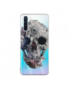 Coque Oppo Reno3 / A91 Floral Skull Tête de Mort...