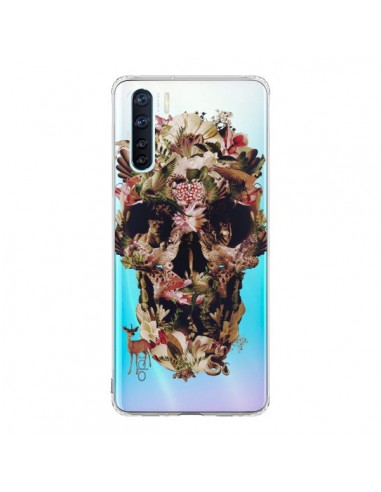 Coque Oppo Reno3 / A91 Jungle Skull Tête de Mort Transparente - Ali Gulec