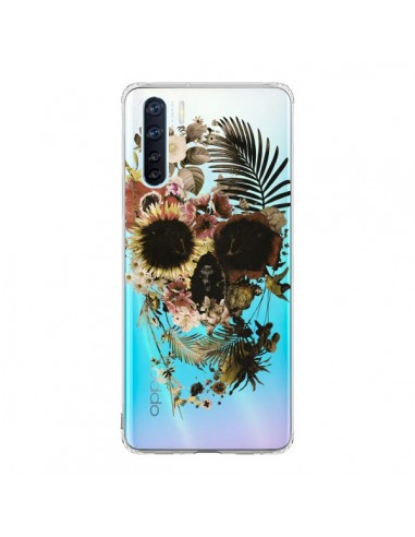 Coque Oppo Reno3 / A91 Garden Skull Tête de Mort Transparente - Ali Gulec