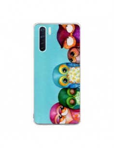 Coque Oppo Reno3 / A91 Famille Chouettes - Annya Kai