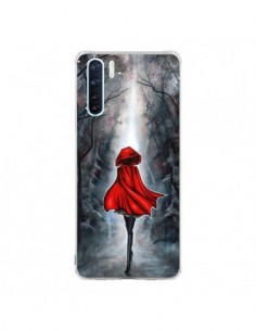 Coque Oppo Reno3 / A91 Le Petit Chaperon Rouge Bois -...