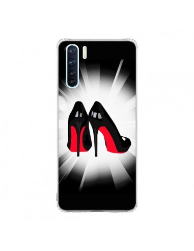 Coque Oppo Reno3 / A91 Chaussures Semelles Rouges Red Soles Femme - Aurelie Scour