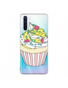 Coque Oppo Reno3 / A91 Cupcake Dessert Transparente -...